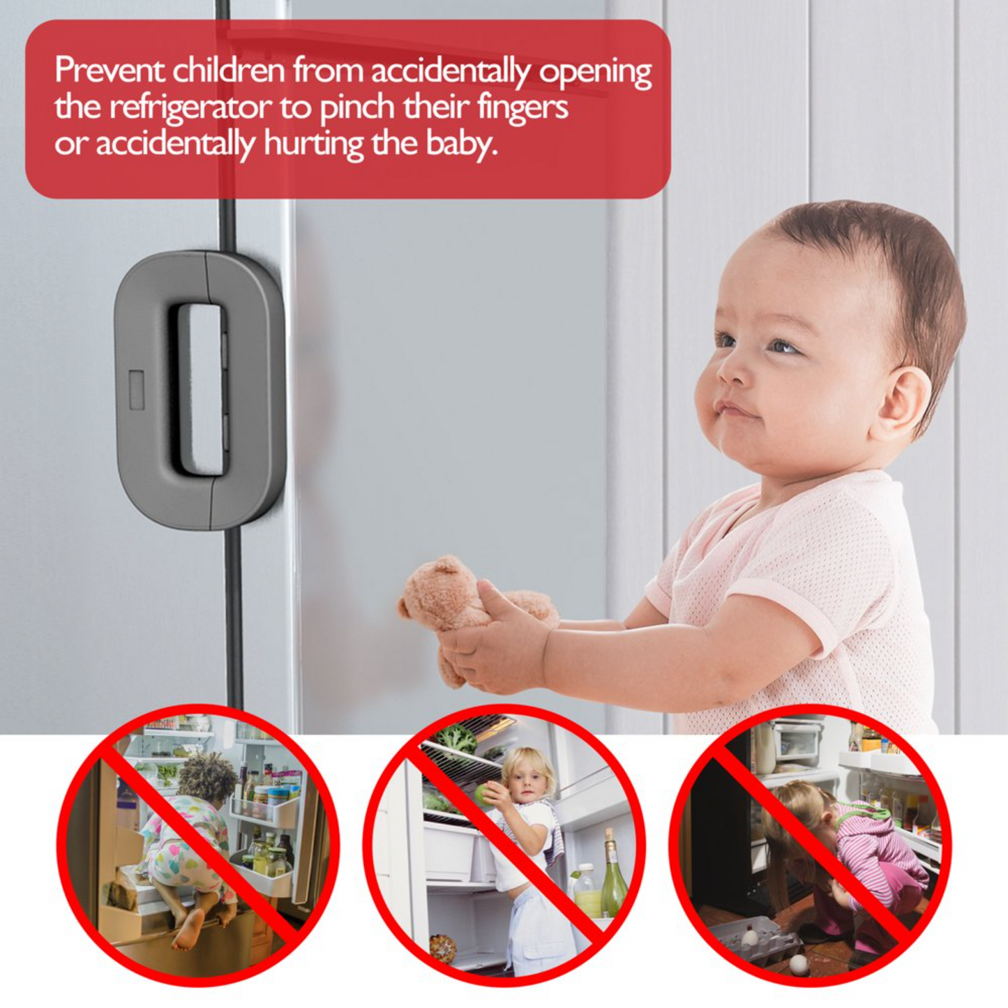 Child Safety Fridge Lock