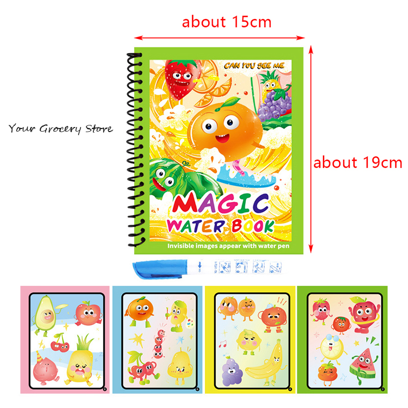 Magic Water Drawing Book Reusable