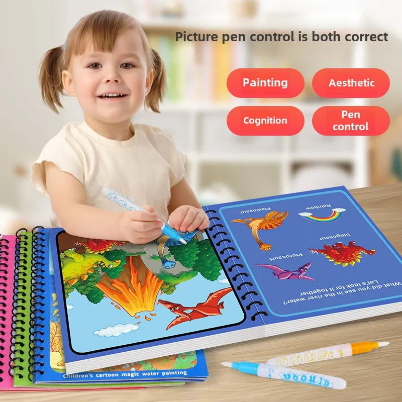 Magic Water Drawing Book Reusable
