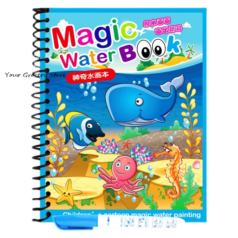 Magic Water Drawing Book Reusable