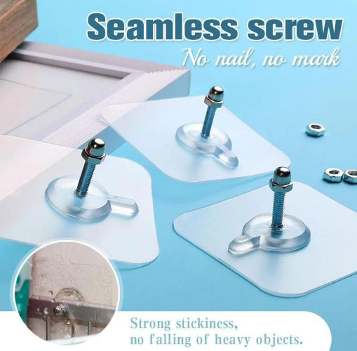 No Drilling , Adhesive Wall Screws 10Pcs/Set