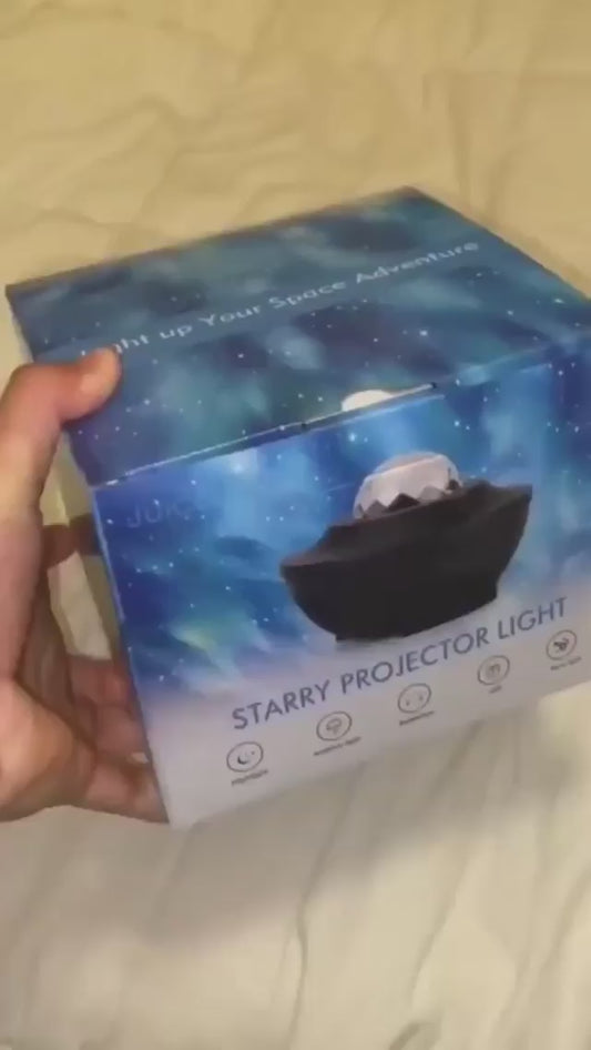 Galaxy Projector Night Light Table Lamp With Speaker Music